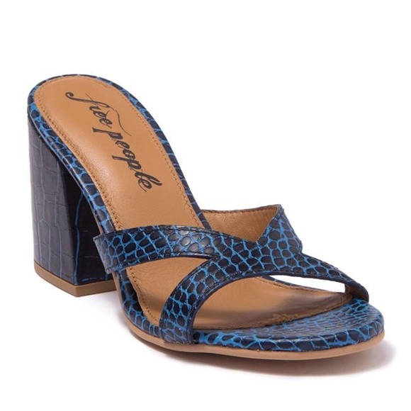 Free People Charlie Croc Block Heel - Picture 4 of 12